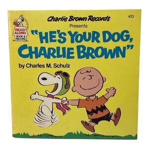 He's Your Dog Charlie Brown Read-Along Book & Record Set By‎ Charles M. Schulz